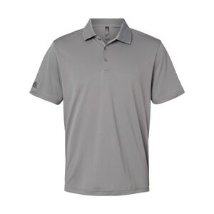 Adidas A230  Mens Performance Team Short Sleeve Golf Polo Shirt UPF50‎ Gray L